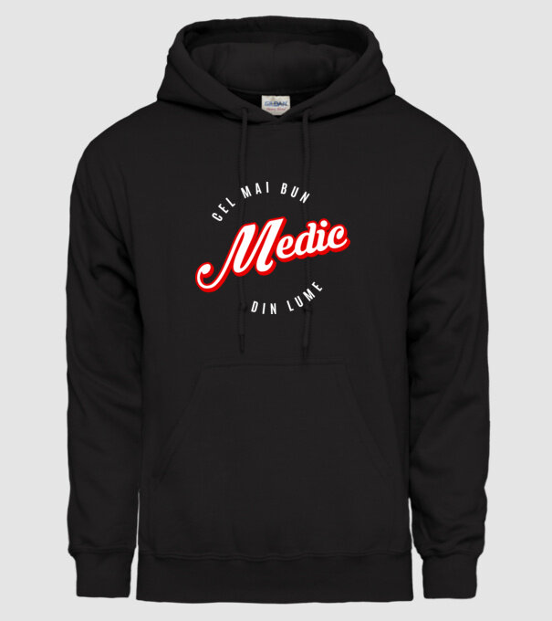 Cel mai bun MEDIC din lume model negru pe tricou