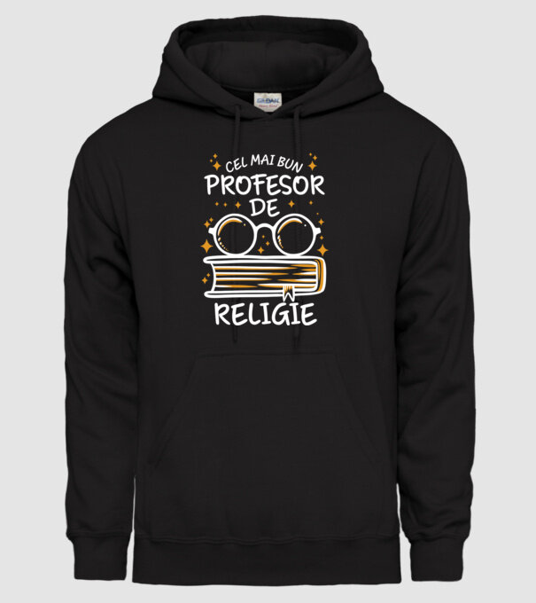 Cel mai bun profesor de religie model negru pe tricou