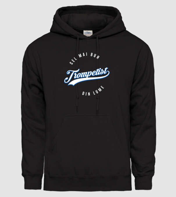 Cel mai bun trompetist din lume model negru pe tricou