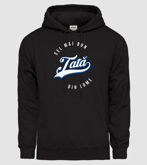 Cel mai bun TATĂ din lume model negru pe tricou