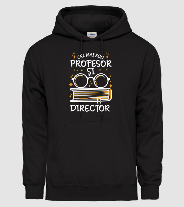 Cel mai profesor director model negru pe tricou