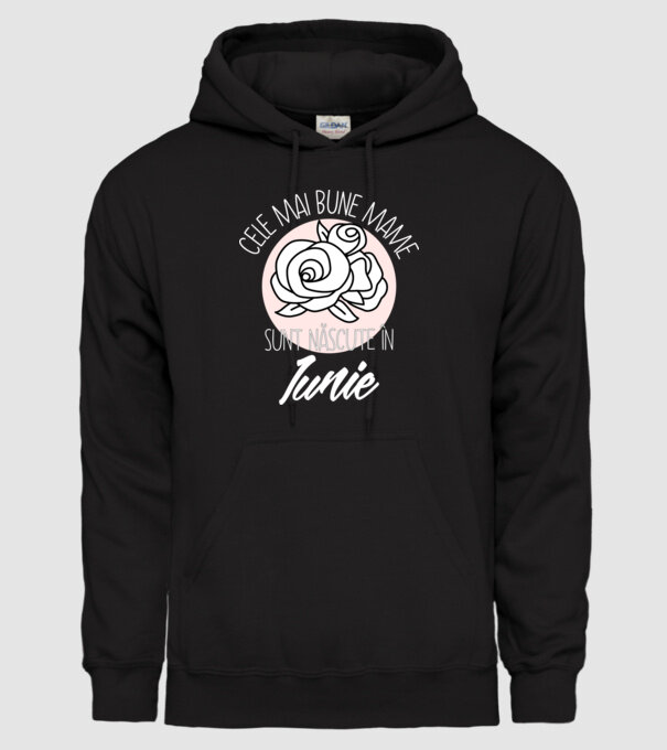 Cele mai bune mame sunt născute în Iunie model negru pe tricou