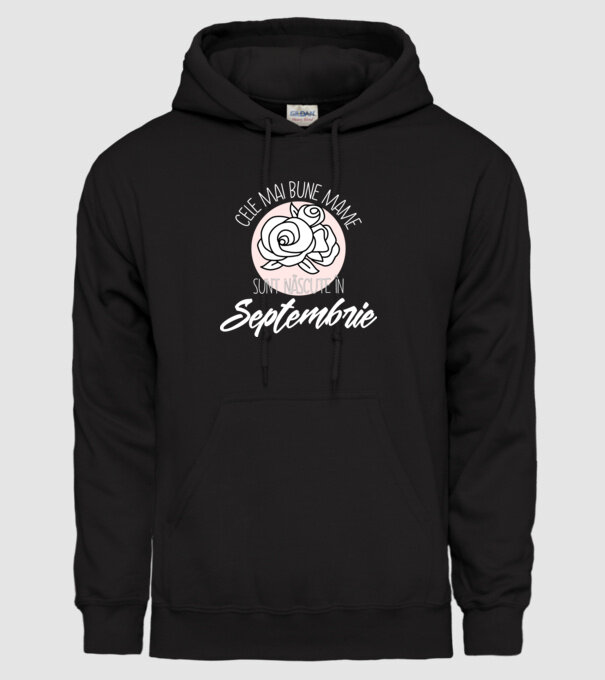 Cele mai bune mame sunt născute Septembrie model negru pe tricou