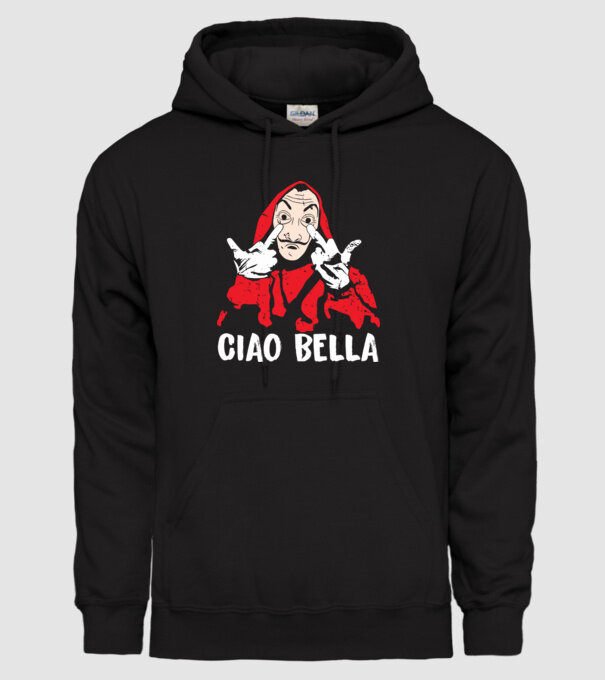 ciao bella dali model negru pe tricou