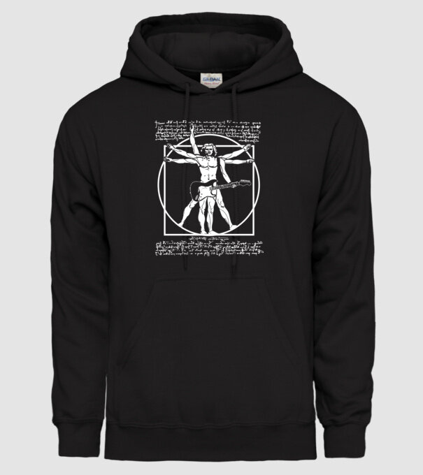 Da Vinci model negru pe tricou