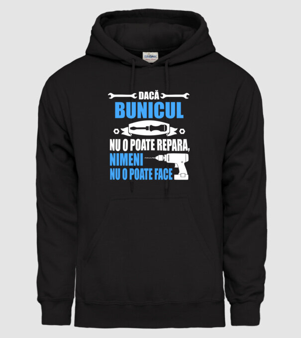 Dacă bunicul nu o poate repara, nimeni nu o poate face model negru pe tricou