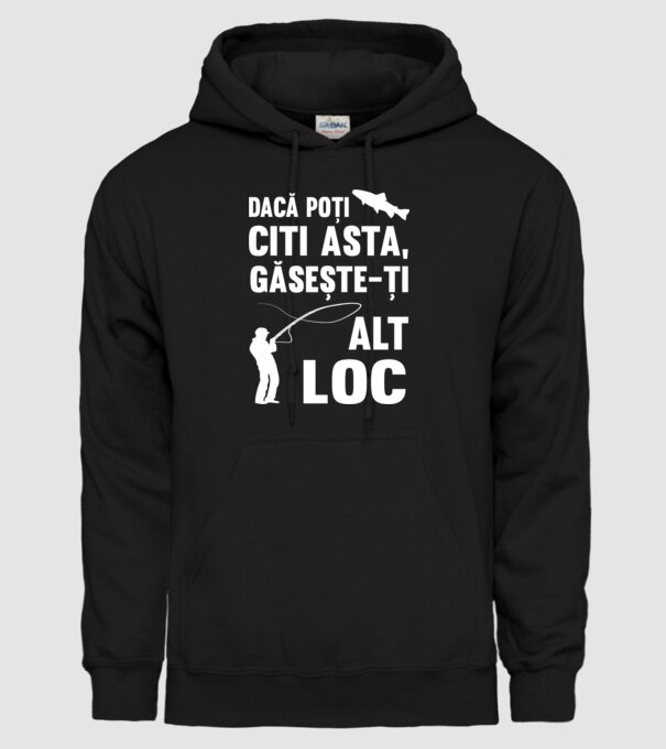 Dacă poți citi asta, găsește-ți alt loc model negru pe tricou