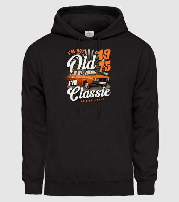DACIA 1975 model negru pe tricou