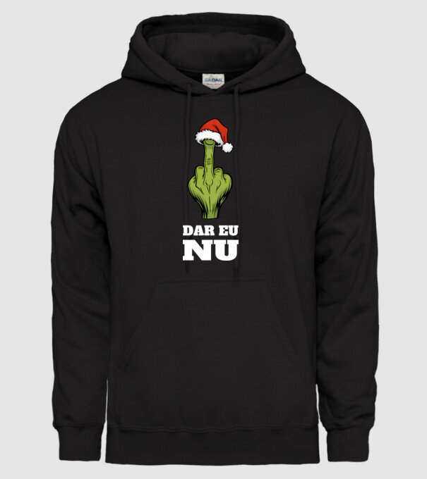 Dar eu NU Negru model negru pe tricou