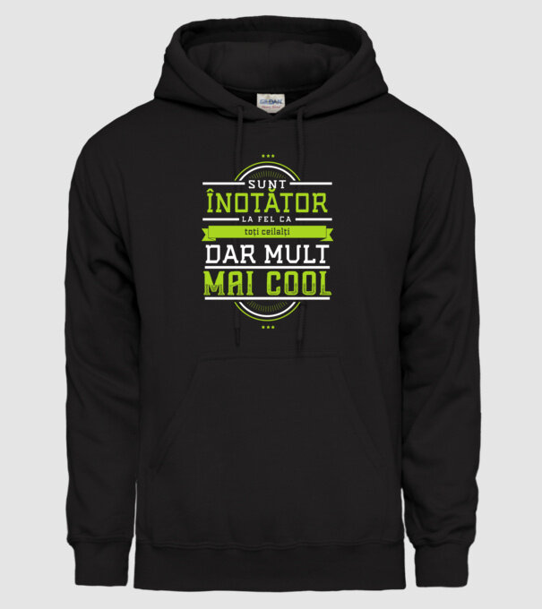 sunt înotător, la fel ca toți ceilalți, dar mult mai cool model negru pe tricou