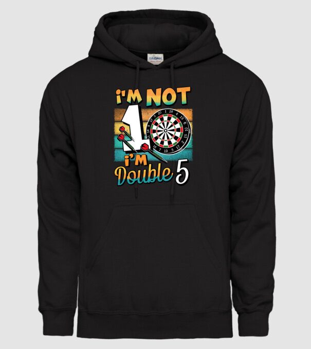 Darts Birthday 10 years old model negru pe tricou