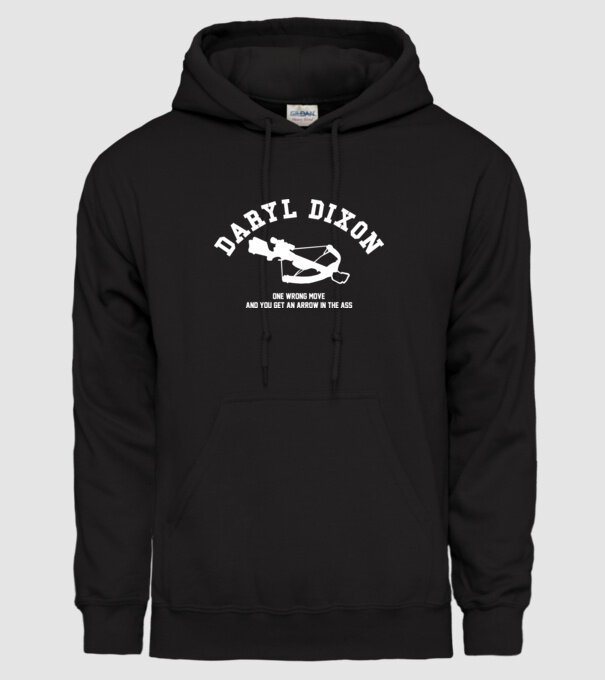 Daryl Dixon model negru pe tricou