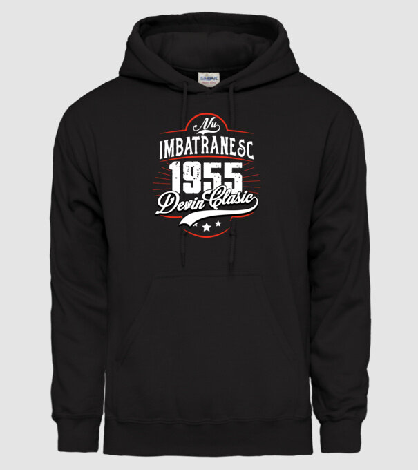 Devin Clasic - 1955 model negru pe tricou