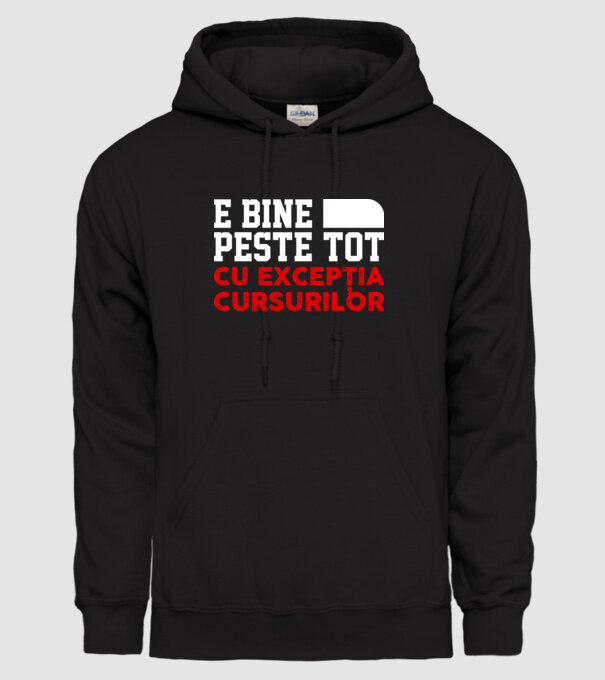 e bine peste tot, cu excepția cursurilor D1104825 model negru pe tricou
