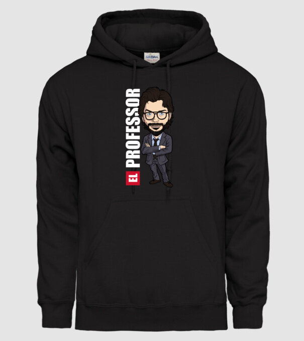 el professor drawing model negru pe tricou
