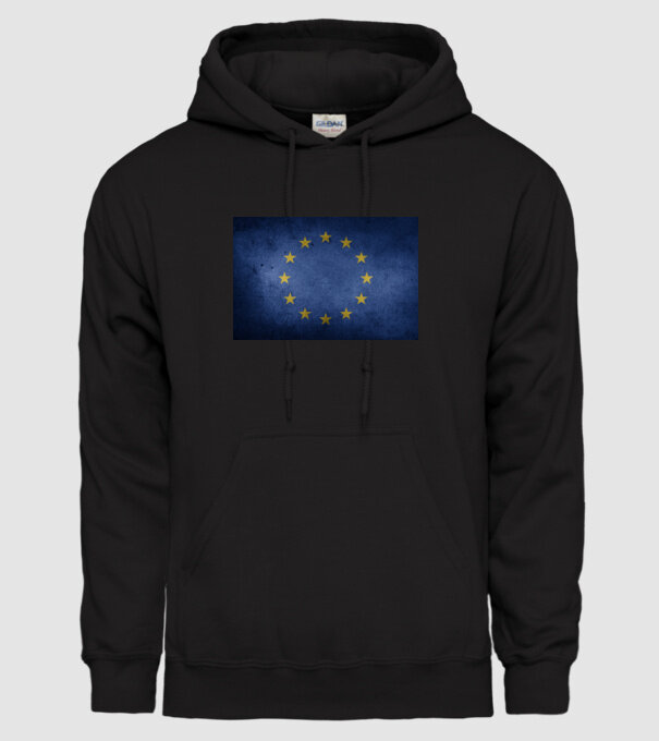 EU model negru pe tricou
