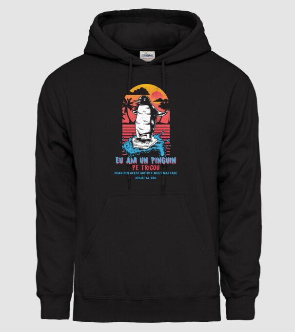 eu am un pinguin pe tricou - doar din acest motiv e mult mai tare decât al tău model negru pe tricou