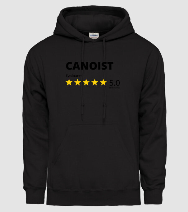 Evaluare 5 CANOIST model negru pe tricou