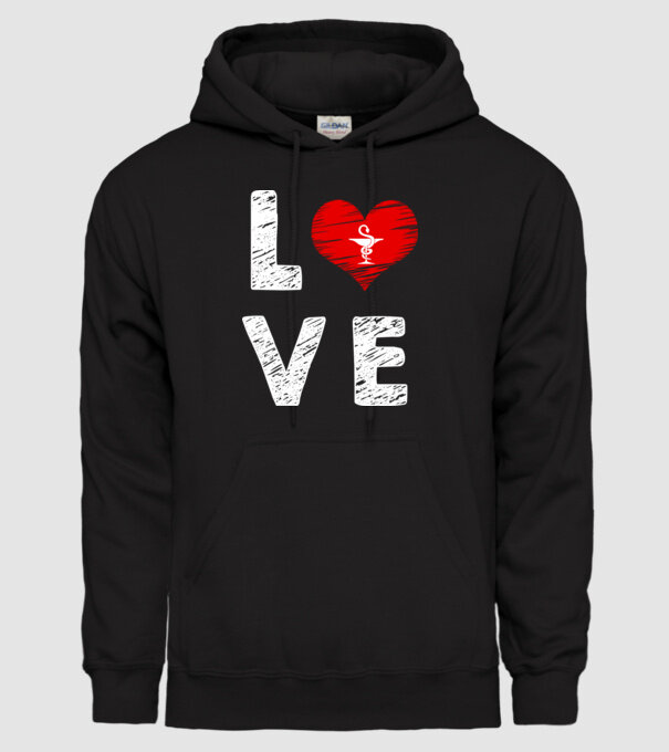 Farmacist love model negru pe tricou
