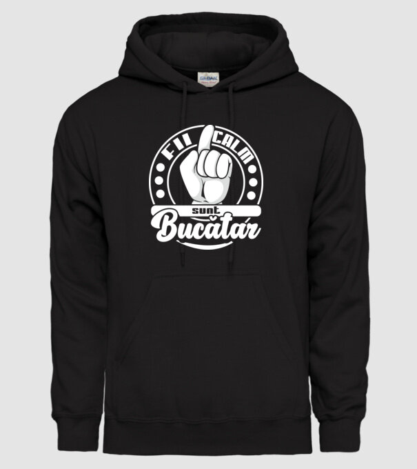 Fii calm... sunt bucătar model negru pe tricou