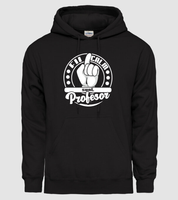 Fii calm.... sunt profesor model negru pe tricou