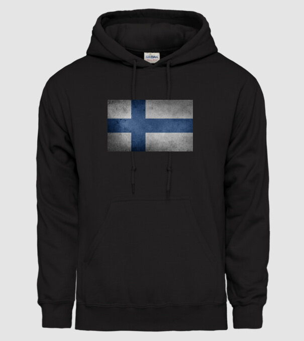 FINLAND model negru pe tricou