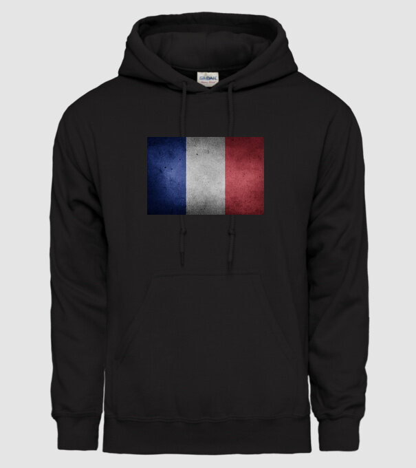 FRANCE model negru pe tricou
