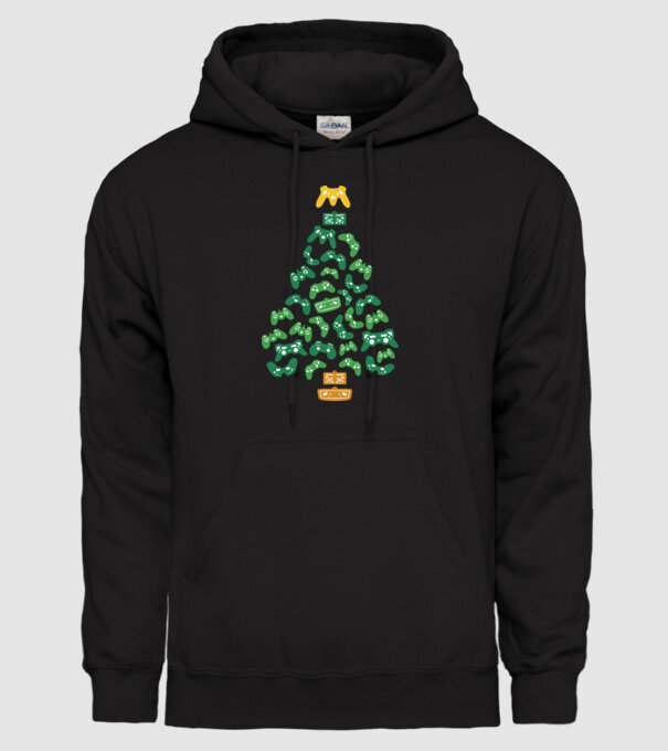 Gamer tree model negru pe tricou