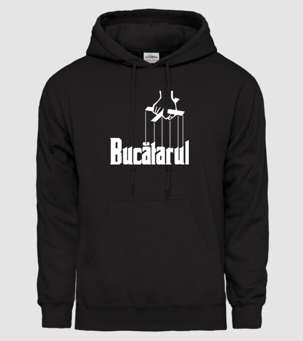Bucătarul model negru pe tricou