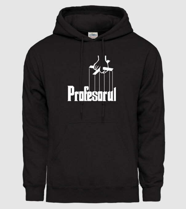 Profesorul model negru pe tricou