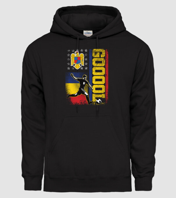 GOOOL model negru pe tricou