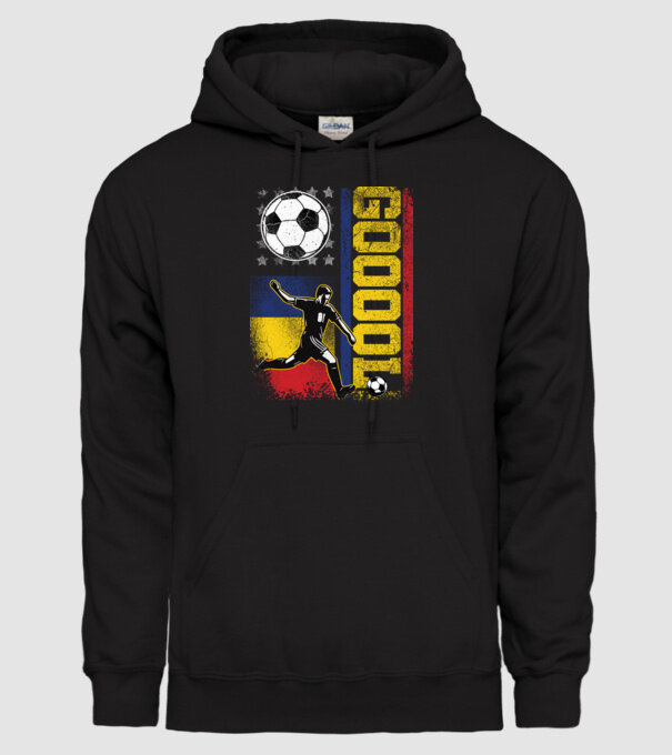 GOOOL model negru pe tricou