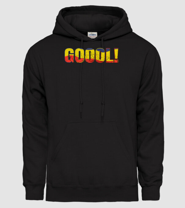 GOOOL model negru pe tricou