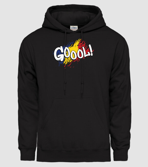 GOOOL model negru pe tricou