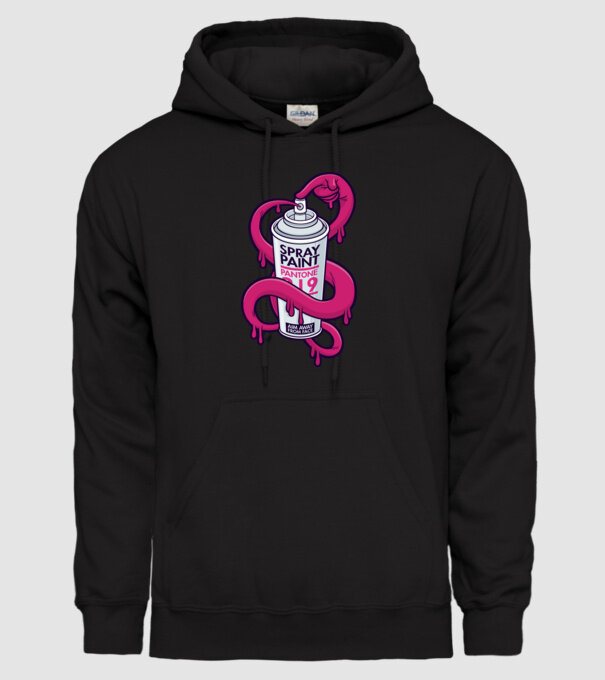 Graffiti model negru pe tricou
