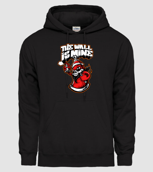 Graffiti model negru pe tricou