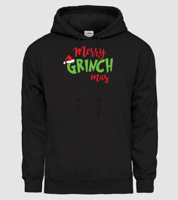 Grinchmas model negru pe tricou