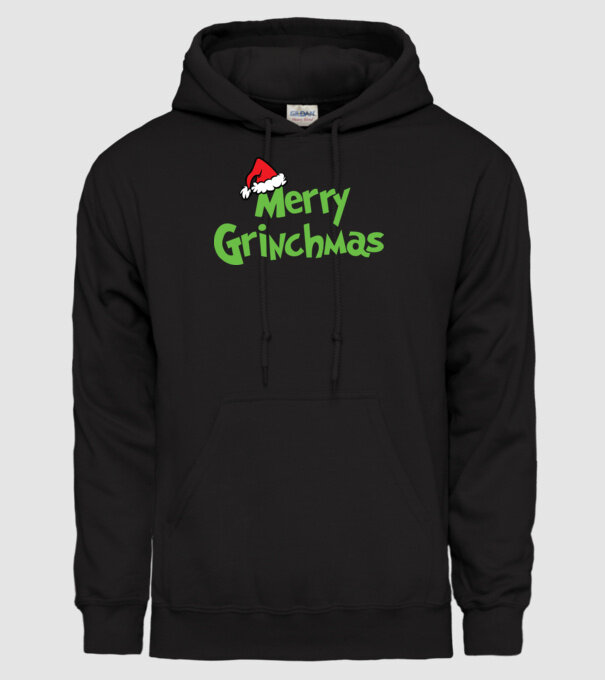 Grinchmas model negru pe tricou