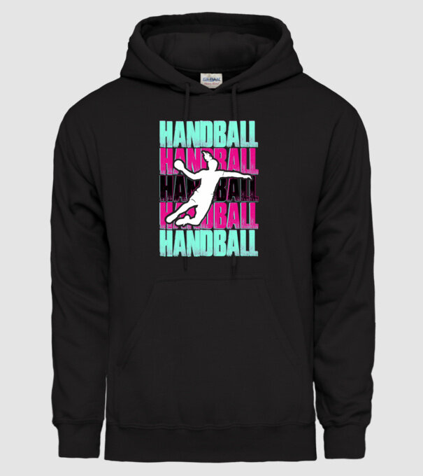 handball model negru pe tricou