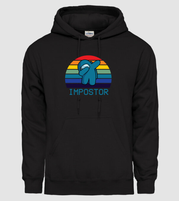 Impostor model negru pe tricou