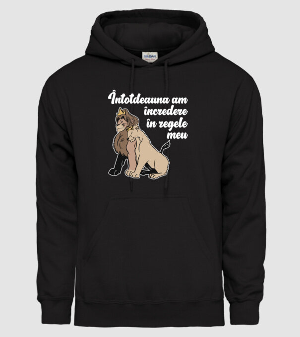 Întotdeauna am încredere în regele meu model negru pe tricou