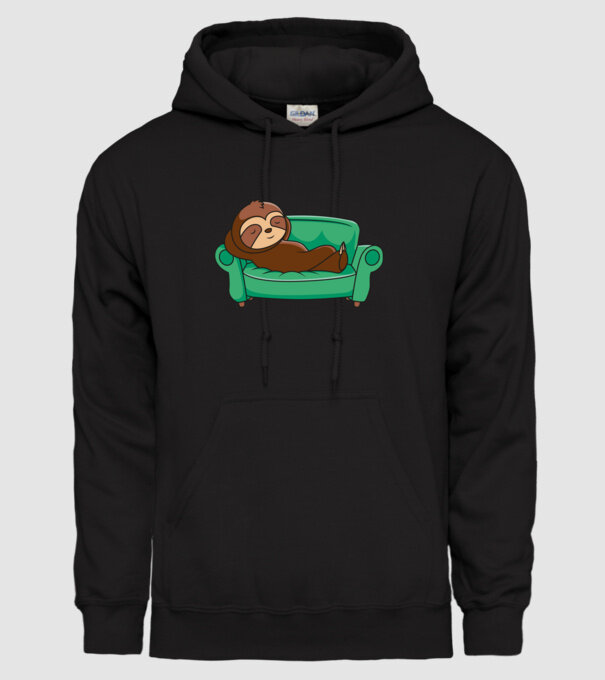 Leneș model negru pe tricou