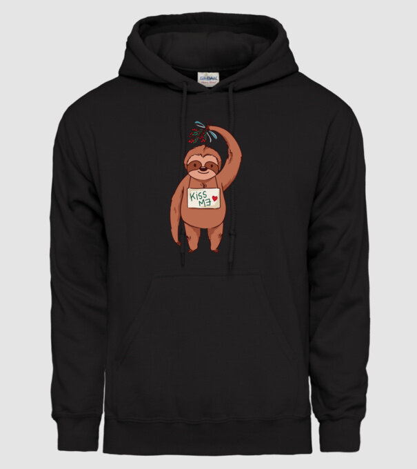 Leneș model negru pe tricou