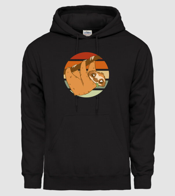 Leneș model negru pe tricou
