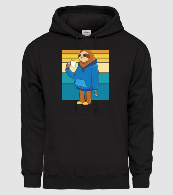 Leneș model negru pe tricou