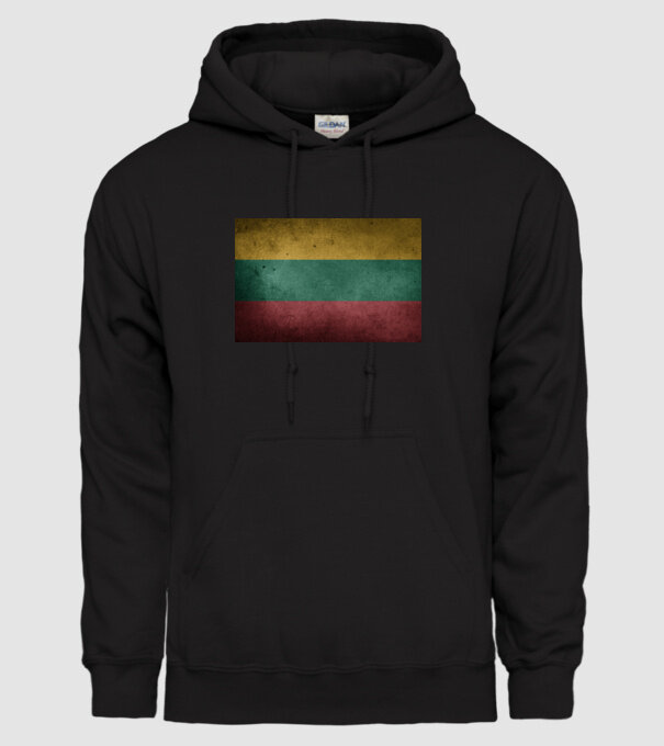 LITHUANIA model negru pe tricou