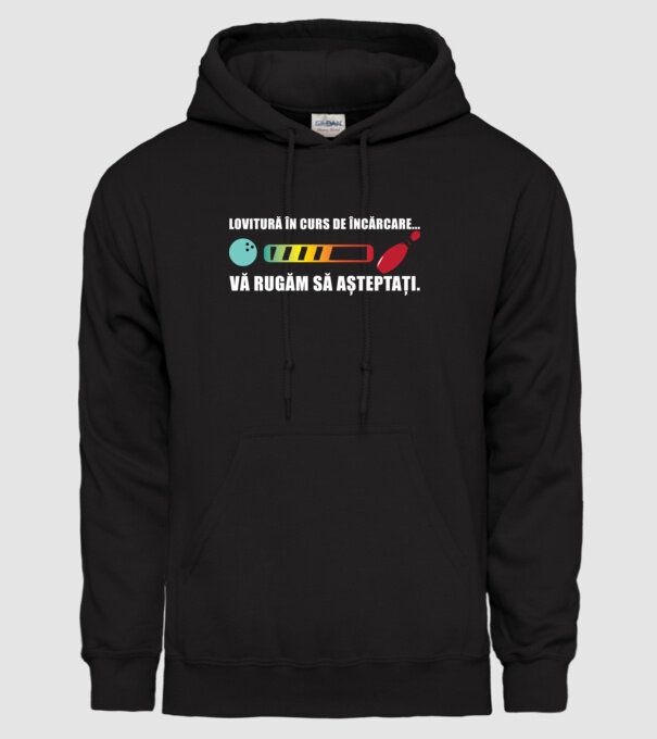 lovitură în curs de încărcare .. vă rugăm să așteptați. model negru pe tricou