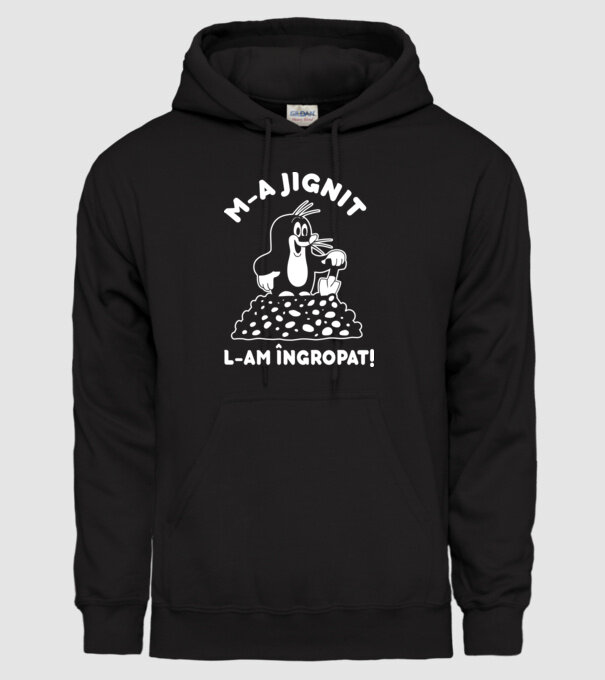 M-a jignit, l-am îngropat model negru pe tricou