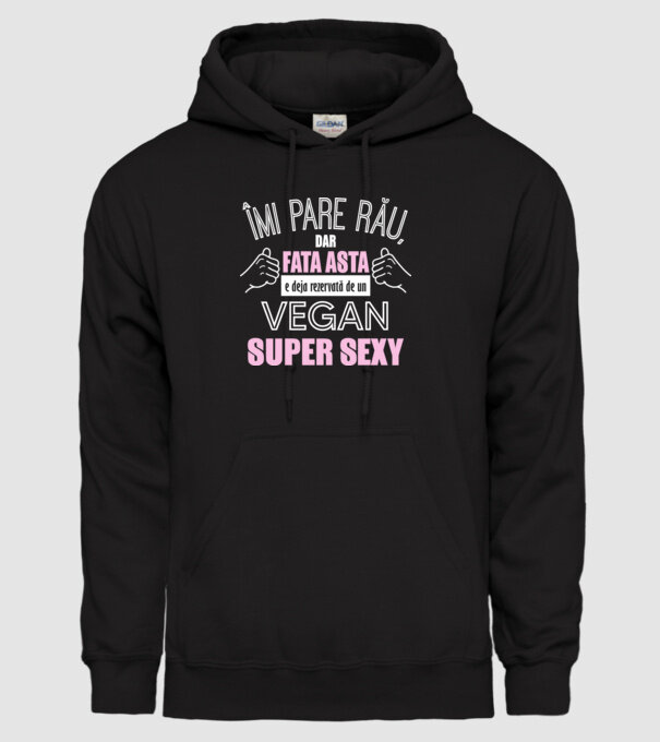 mi pare rău, dar fata asta e deja rezervată de un vegan super sexy model negru pe tricou