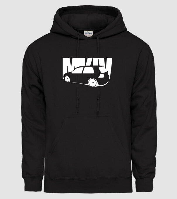 MK4-Golf model negru pe tricou